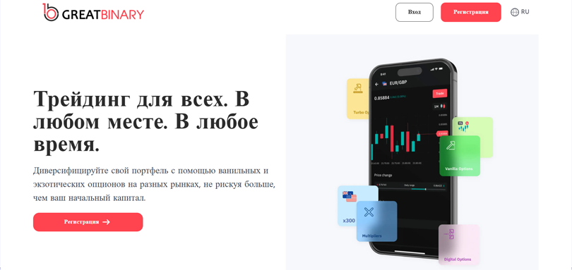 GreatBinary vozvrat deneg